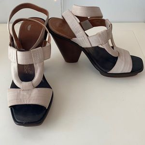 Modern Vintage platform sandals, sz 39 / 9